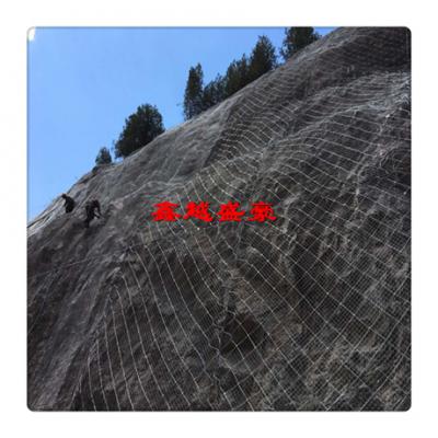 圖木舒克市阿勒泰邊坡防護(hù)網(wǎng)施工案例